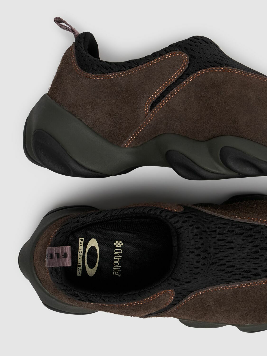 OAKLEY FACTORY TEAM Flesh Suede & Synthetic Sneakers
