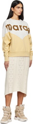 Isabel Marant Etoile Gray & Yellow Houston Sweatshirt