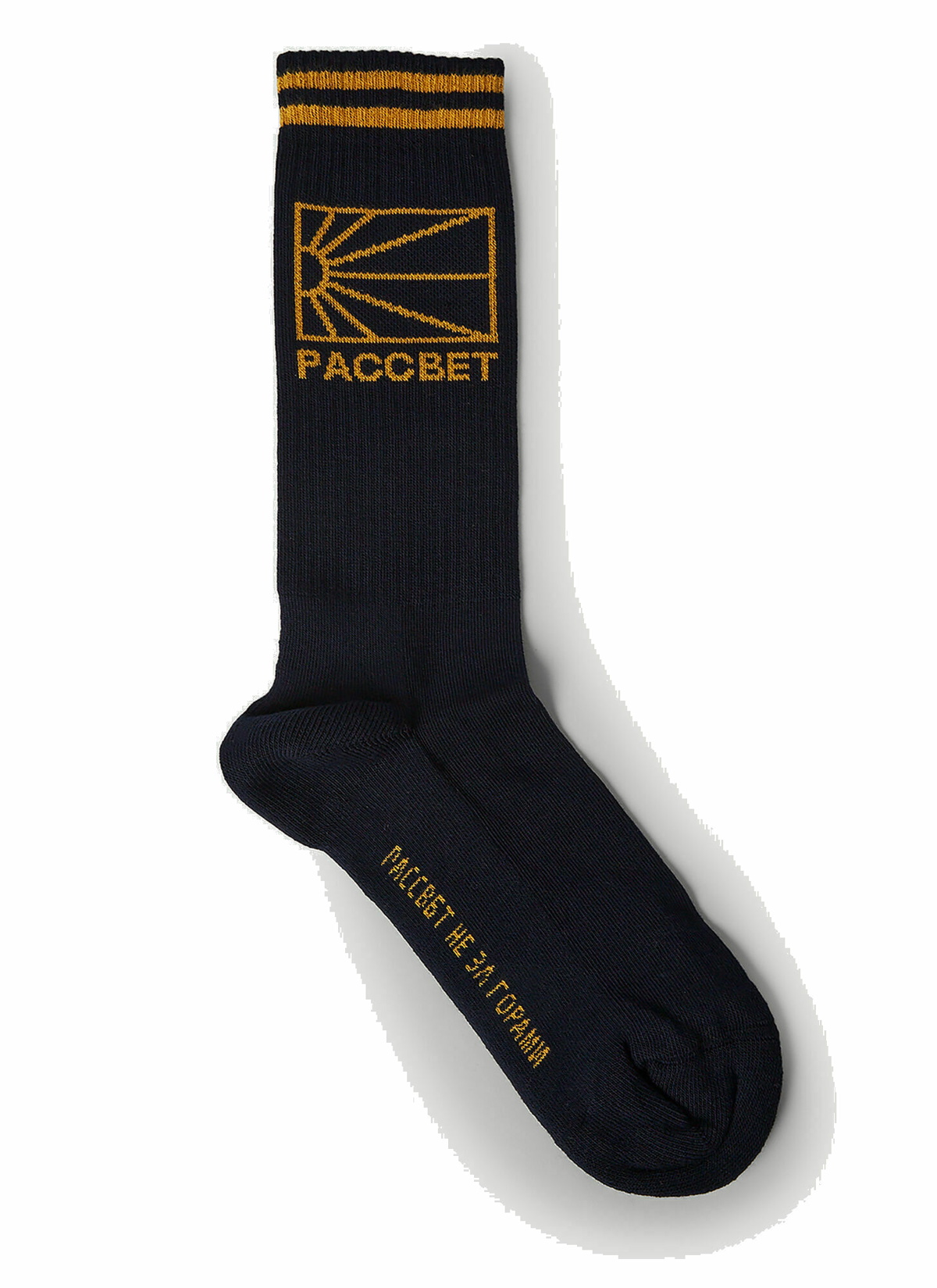 Photo: Logo Jacquard Socks in Navy