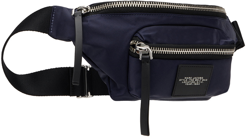 Marc Jacobs Navy 'The Biker Nylon' Belt Bag