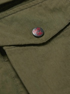 KAPITAL - Cotton and Nylon-Blend Ripstop Drawstring Cargo Shorts - Green