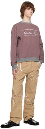 Martine Rose Beige Painter Trousers