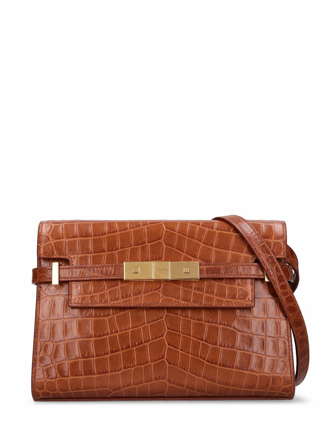 Photo: SAINT LAURENT Small Manhattan Leather Shoulder Bag
