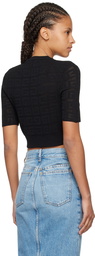 Givenchy Black Cropped T-Shirt