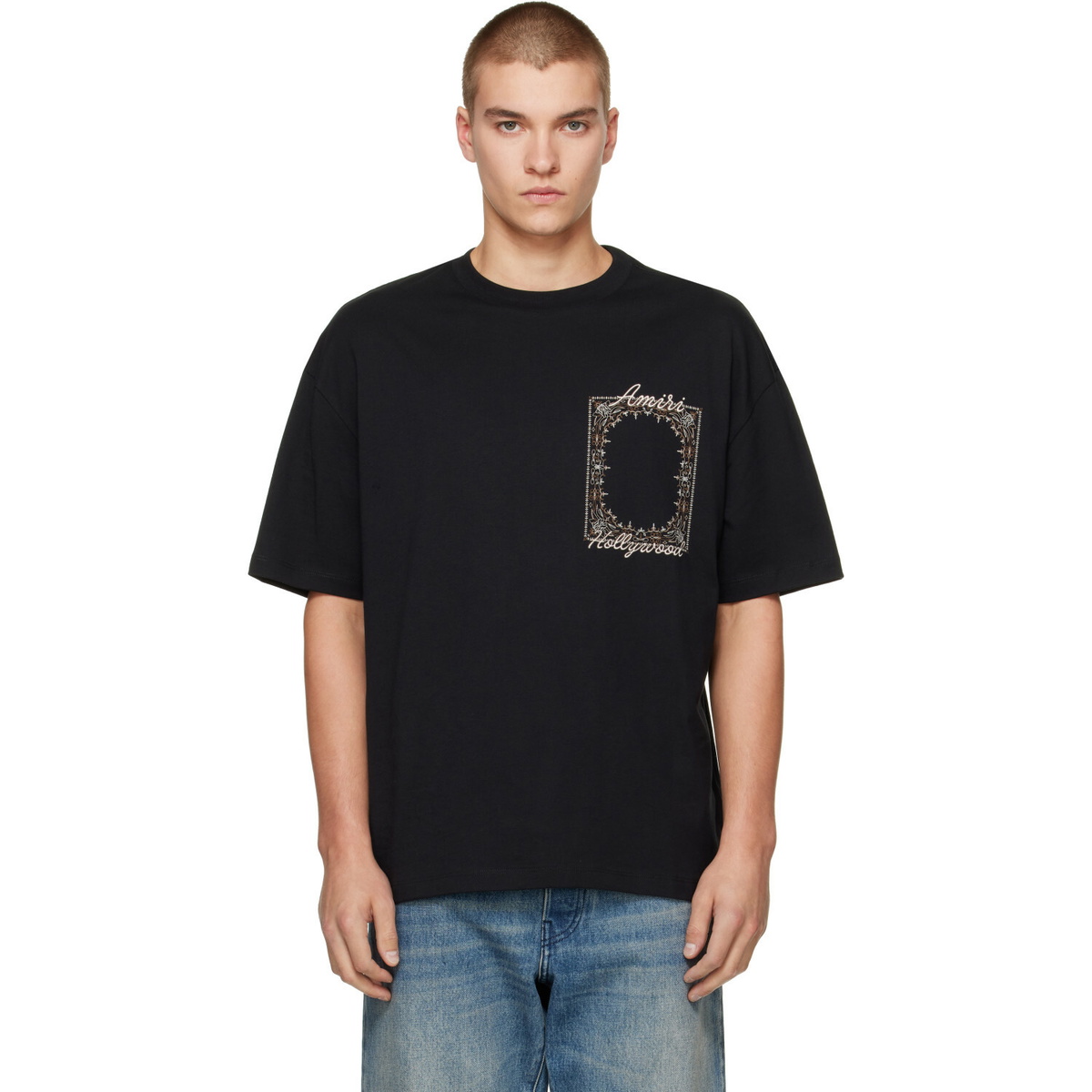 Amiri T Shirt Black Mens Amiri