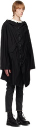 Undercoverism Black Offset Zip Coat