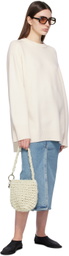 LOW CLASSIC Off-White Knitted Bag