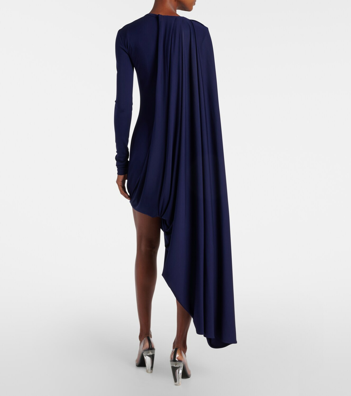 Sportmax Ariete 1234 draped jersey maxi dress