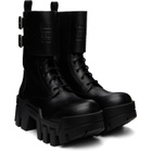 Balenciaga Black Bulldozer Combat Boots
