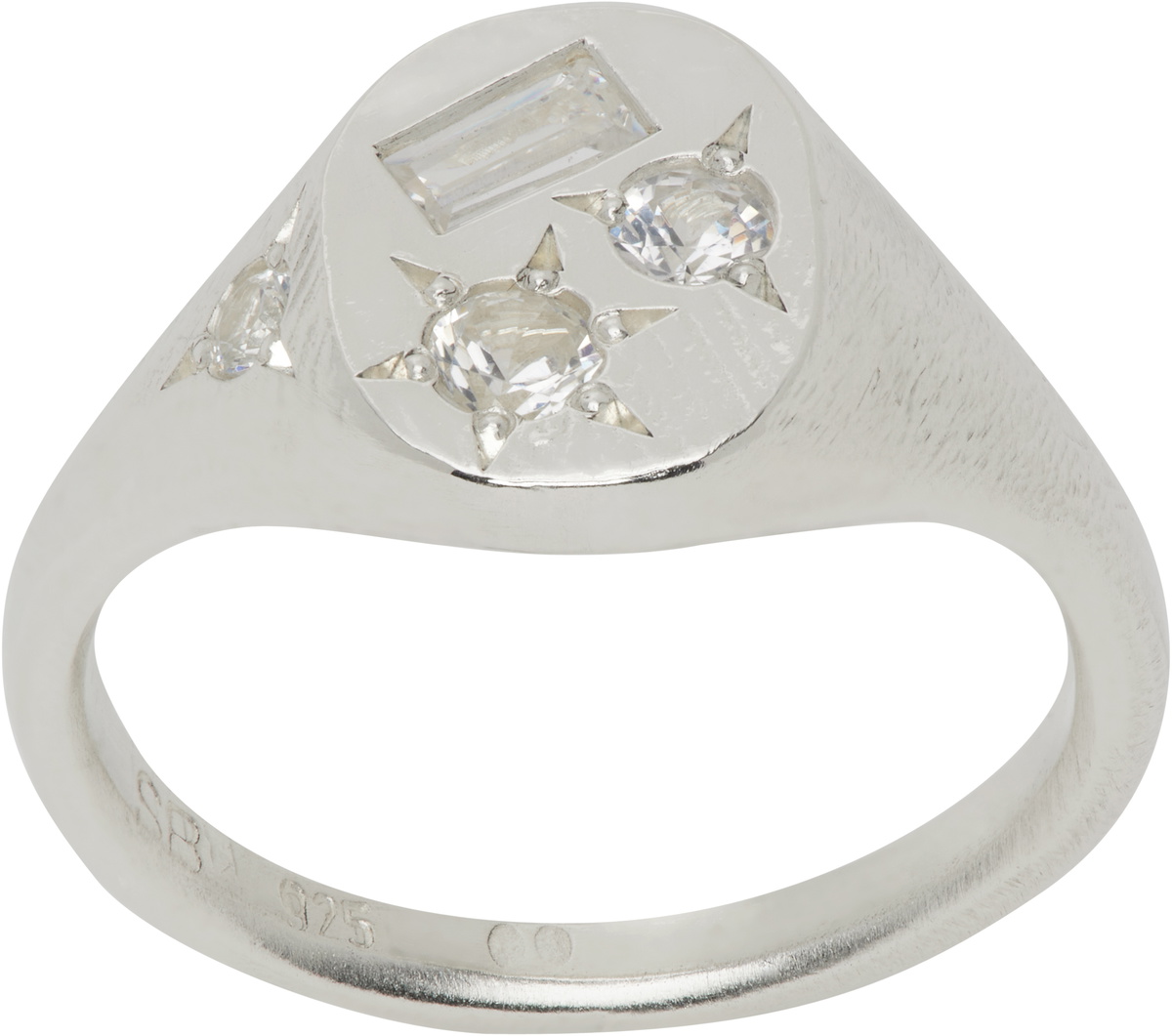 Seb Brown Silver White Ring