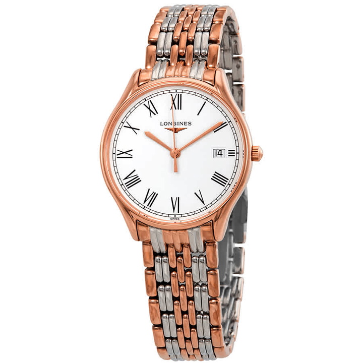 Photo: Longines Lyre White Matt Dial Ladies Two Tone Watch L43591117