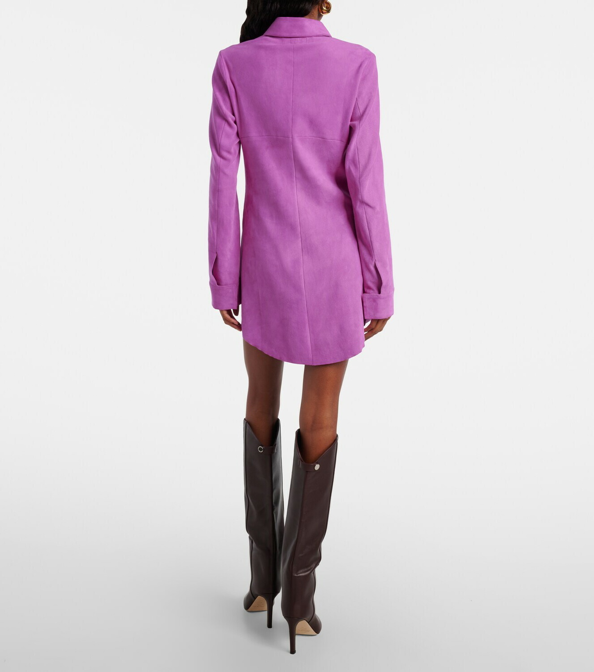Stouls Geraldine suede shirt dress