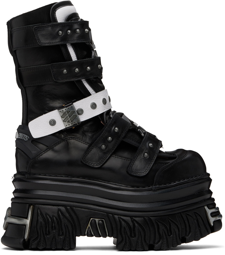 Photo: VETEMENTS Black & White New Rock Edition Gamer Boots