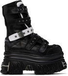 VETEMENTS Black & White New Rock Edition Gamer Boots