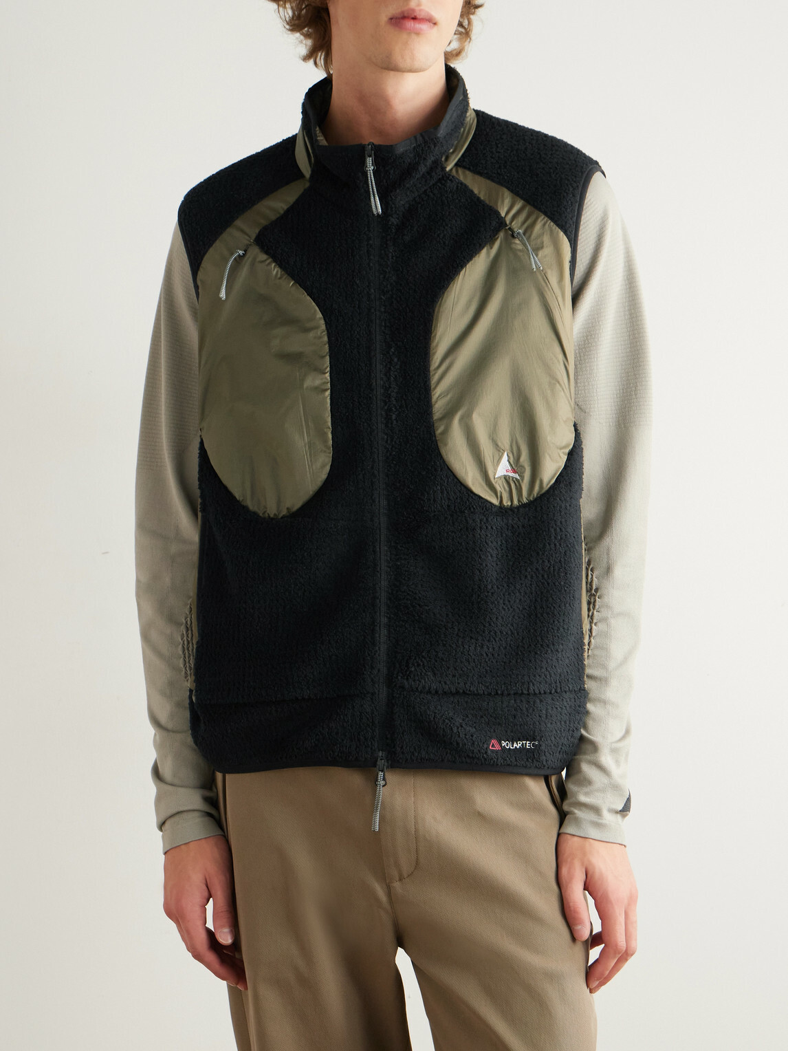 ROA - Ocular Two-Tone Polartec® High Loft™ Gilet - Black