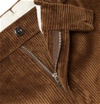 SALLE PRIVÉE - Gehry Slim-Fit Cotton-Corduroy Suit Trousers - Brown