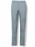 Brioni - Slim-Fit Silk Suit Trousers - Blue
