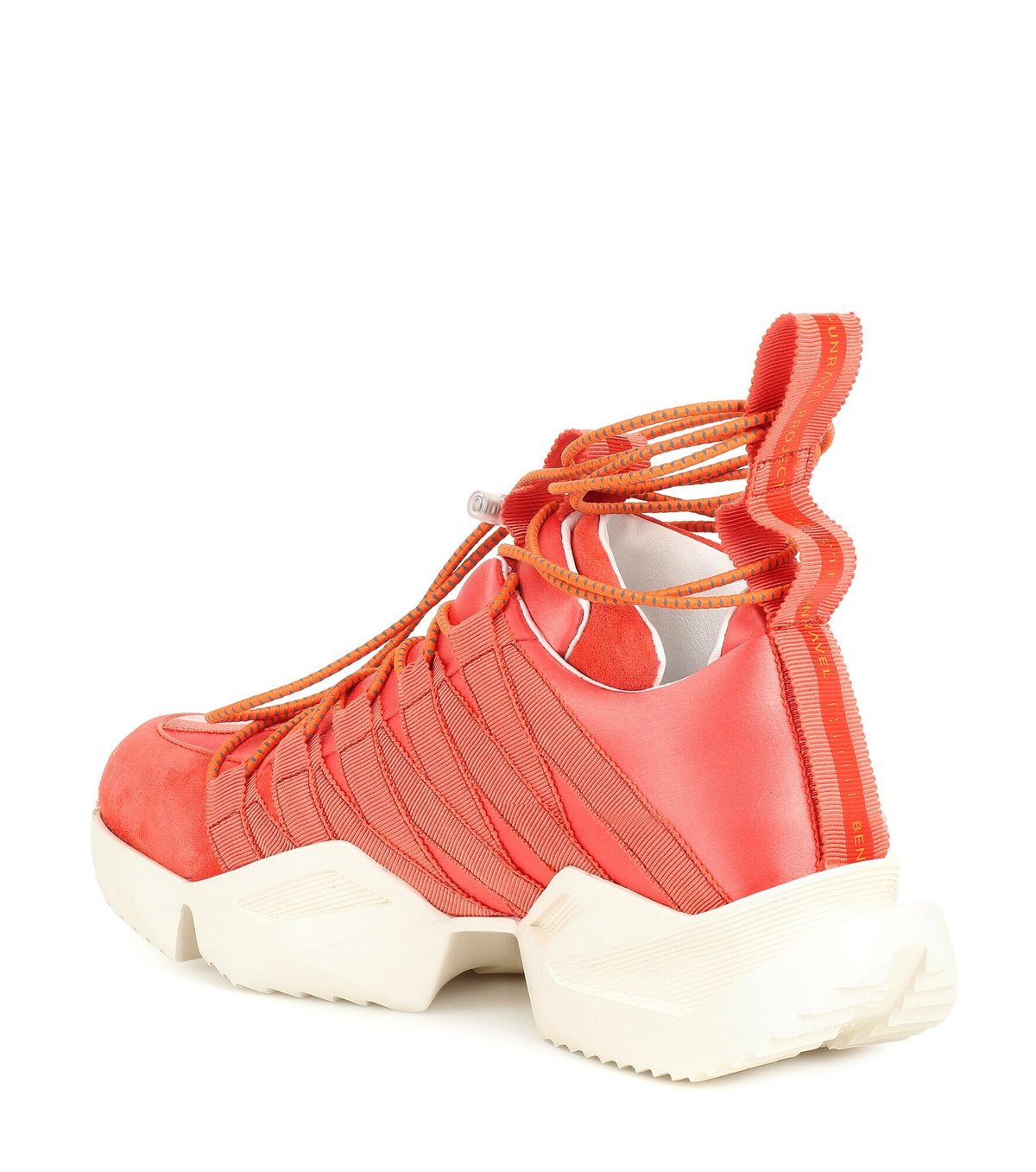 Unravel - Suede-trimmed sneakers