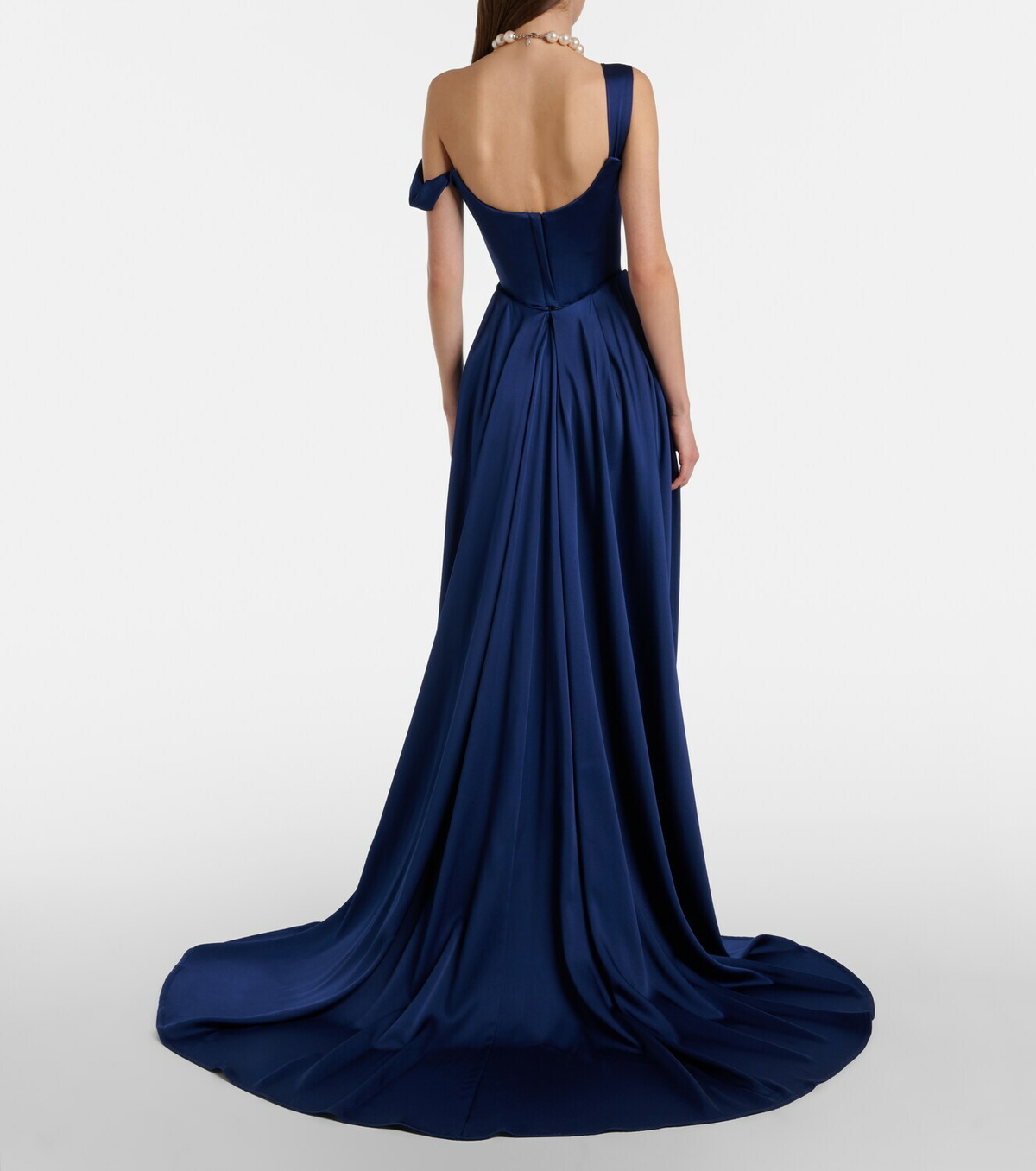 Vivienne Westwood Nova Grace draped asymmetric gown