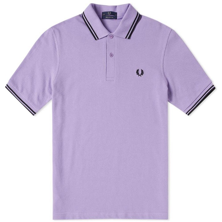 Photo: Fred Perry Reissues Original Twin Tipped Polo Purple