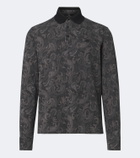 Etro Printed cotton piqué polo shirt