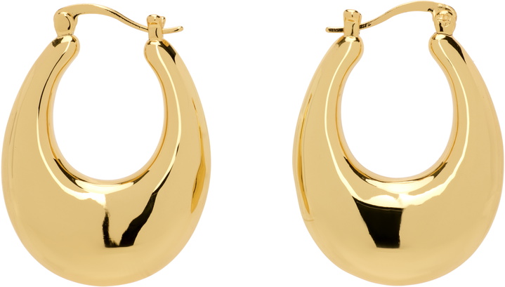 Photo: ANINE BING Gold Gradual Hoop Earrings