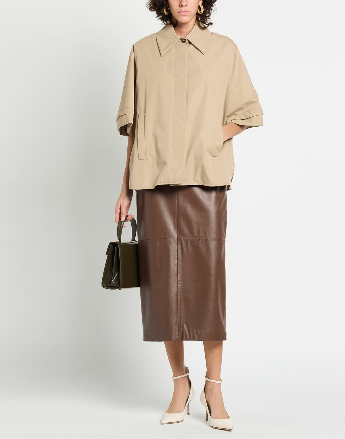 Max Mara Womens Cape in Beige