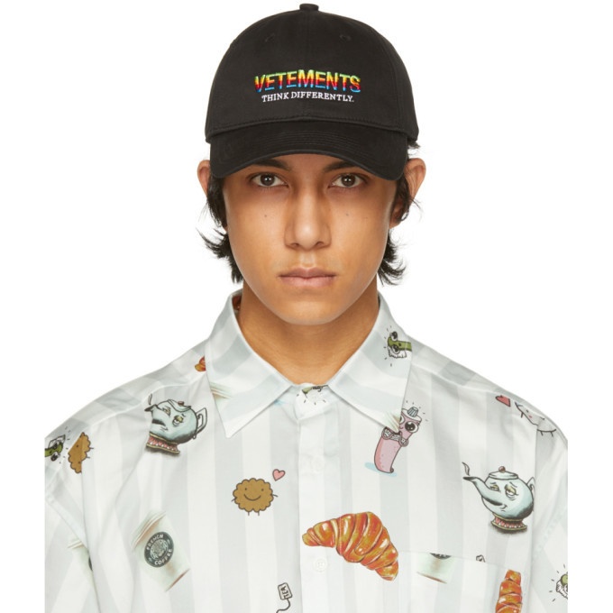 Photo: VETEMENTS Black Think Differently Cap