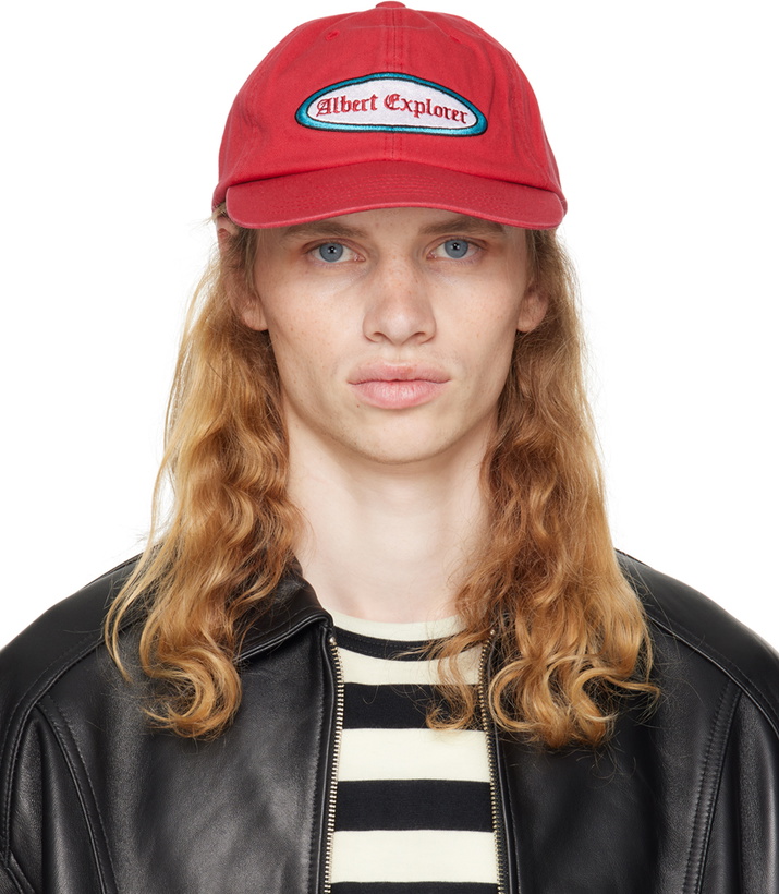 Photo: Uniform Bridge Red 'AE' Circle Logo Ball Cap