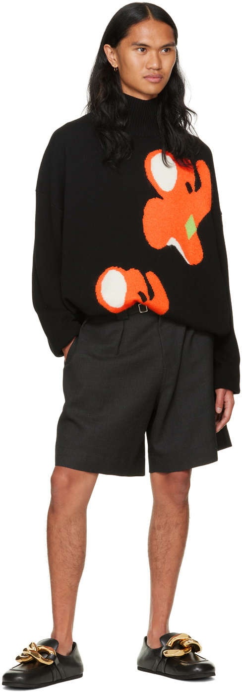 JW Anderson Black Chain Loafers