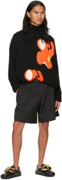 JW Anderson Black Chain Loafers
