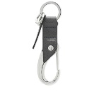 Master-Piece Men's Oil Leather Keyring in Navy