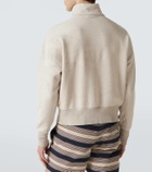 Prada Cotton half-zip sweatshirt