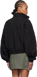 alexanderwang.t Black Ruched Track Jacket