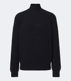 Allude Wool and cashmere turtleneck sweater