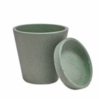 HAY Small Flowerpot with Saucer in Green 