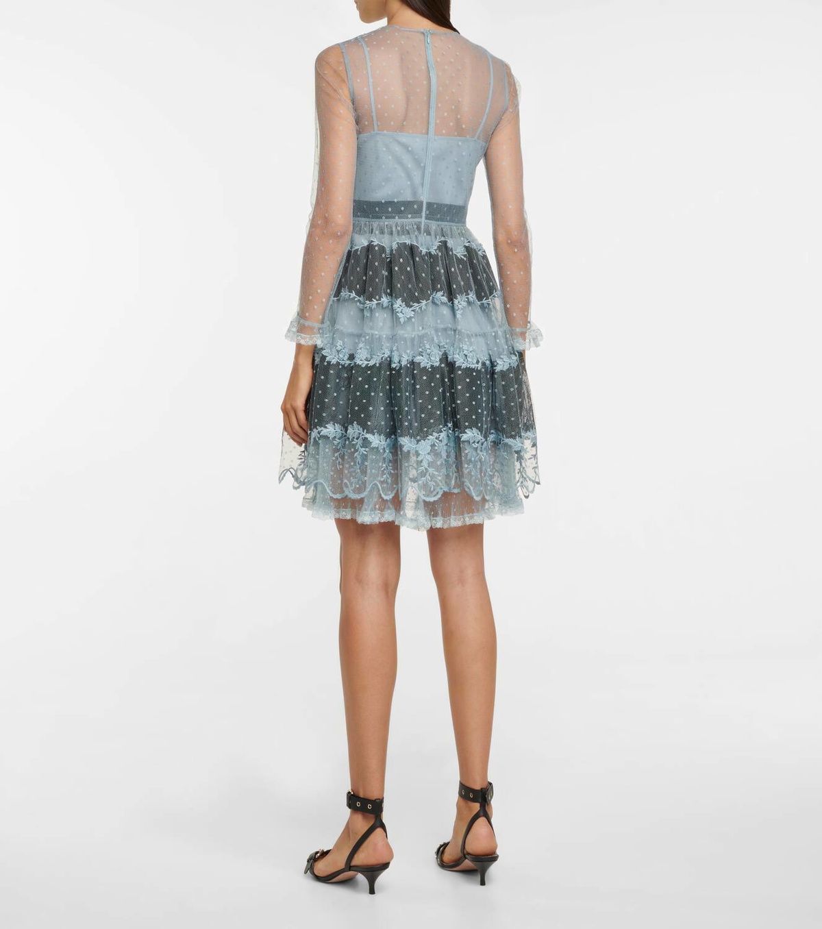 REDValentino Tiered lace minidress
