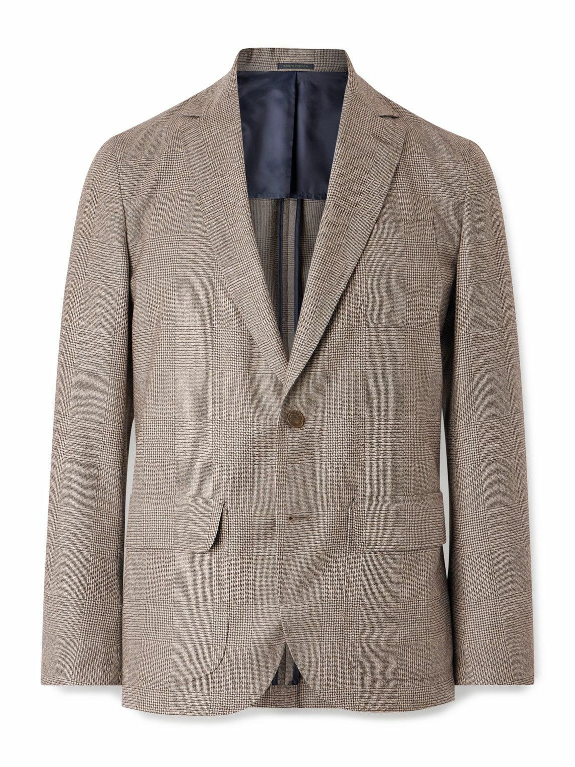 Sid Mashburn - Ghost Prince of Wales Virgin Wool Suit Jacket - Brown