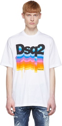 Dsquared2 White Cotton T-Shirt