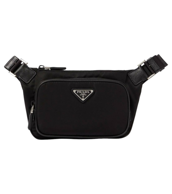 Photo: Prada Re-Nylon leather-trimmed belt bag