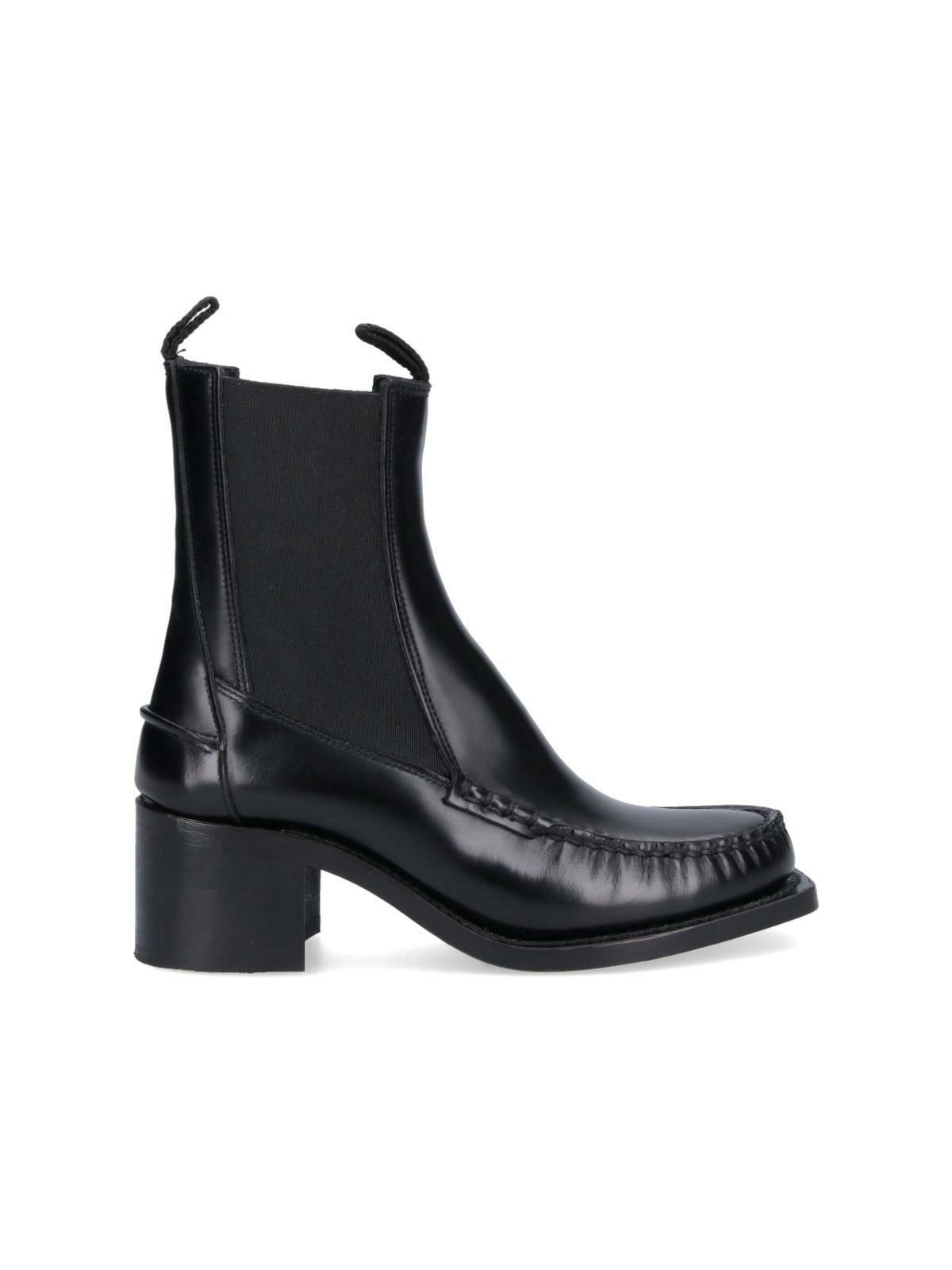HEREU Brown Armenta Low Zipped Boots HEREU