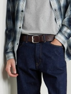 Carhartt WIP - Script 4cm Leather Belt - Brown