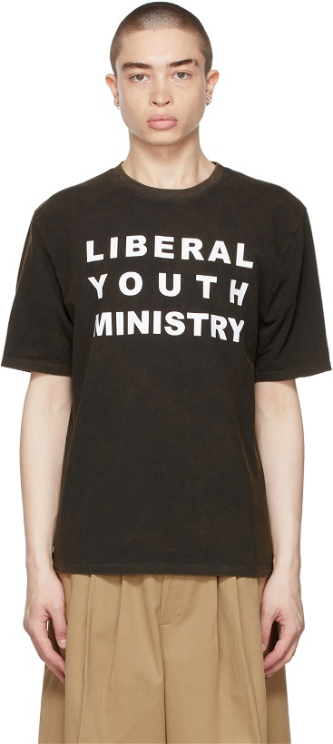 Photo: Liberal Youth Ministry Black Faded Logo T-Shirt