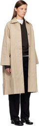 CASEY CASEY Beige Carlyle Trench Coat