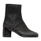 Maison Margiela Black Glitter Tabi Boots