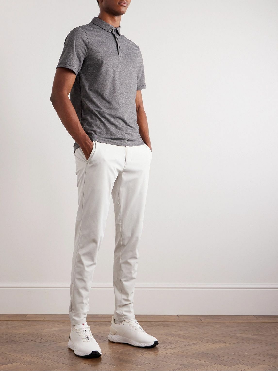 Lululemon - ABC Slim-Fit Tapered Warpstreme™ Golf Trousers - White Lululemon