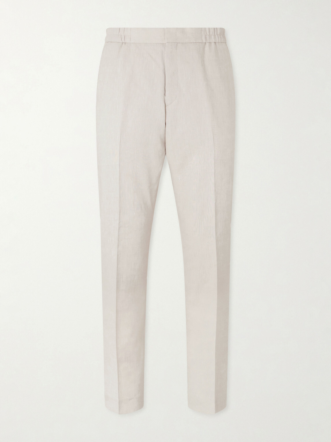 Paul Smith - Straight-Leg Linen and Wool-Blend Trousers - Neutrals