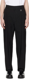 Wooyoungmi Black Pleated Trousers