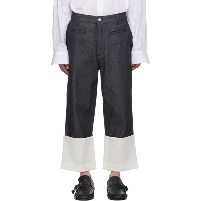 Photo: Loewe Navy Fisherman Jeans