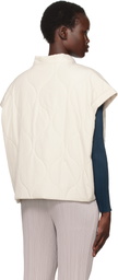 PLEATS PLEASE ISSEY MIYAKE Off-White Asteroid Vest